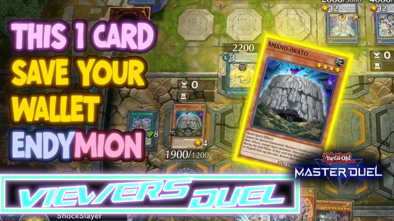 [Endymion] Amano-iwato is a good tech card for Endymion deck when going second!