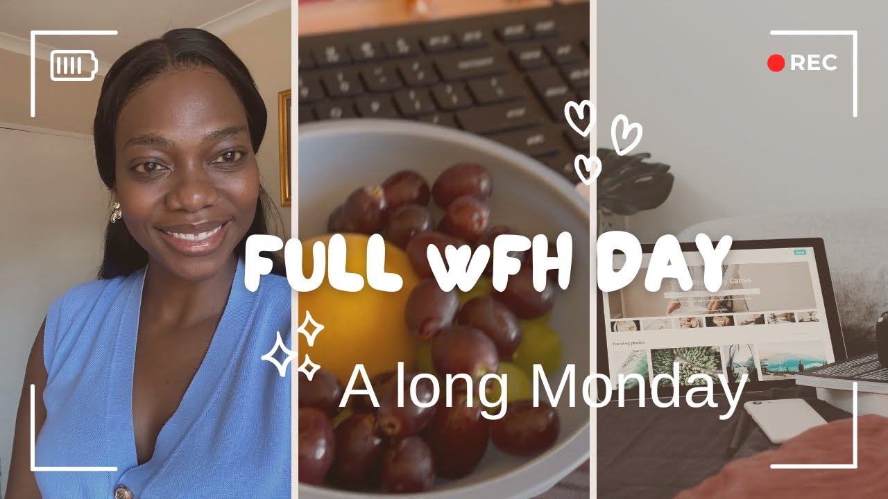 A Realistic day in my life WFH as a single mom (Daughter, Meetings, Focus & Breaks)