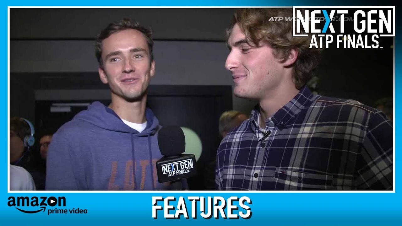 Greek Tsitsipas Plays Reporter At Next Gen ATP Finals 2017