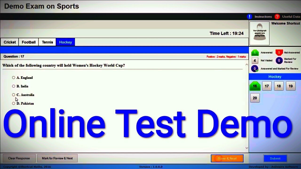 Mock Test || Online Test Demo || Online Exam Demo ||  Online Exam Kaise Hote Hai