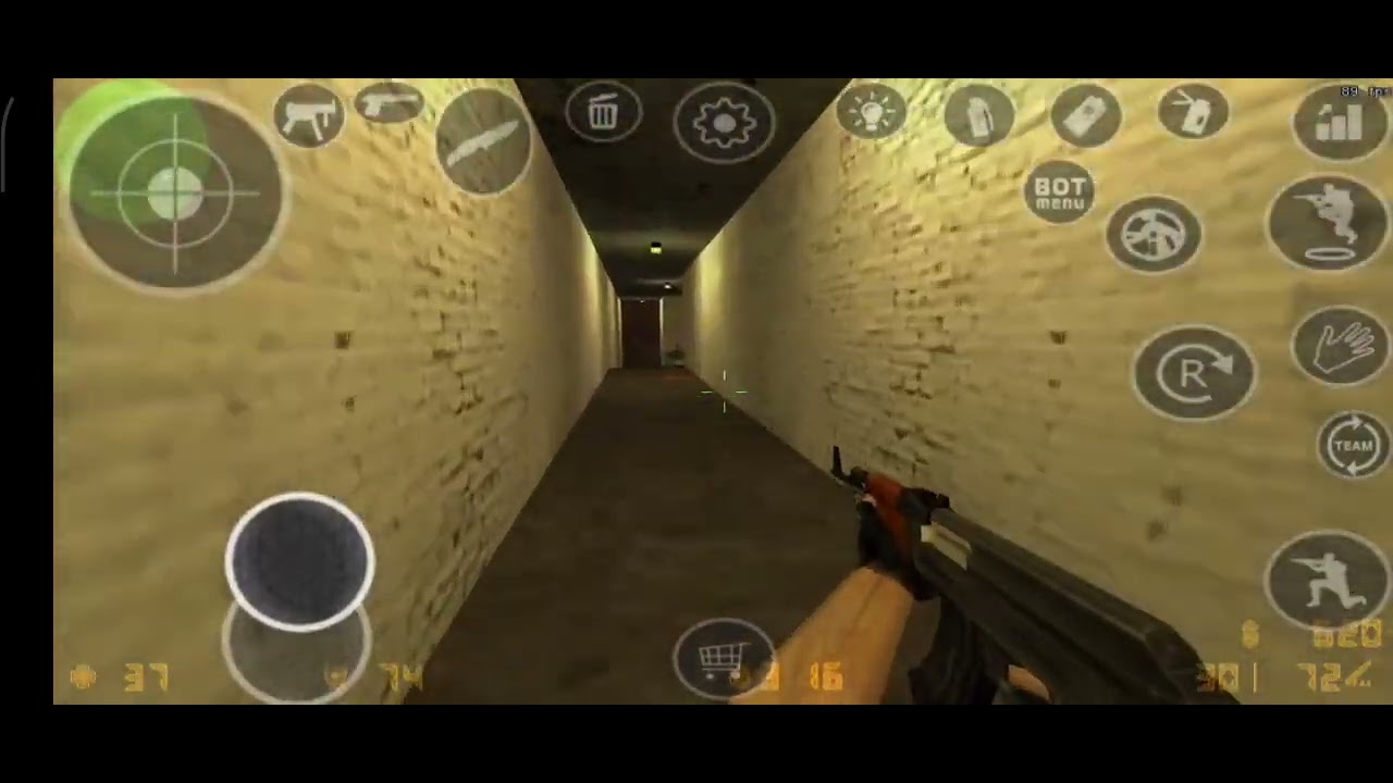 Counter-Strike 1.6 на Андроид с Ботами de_train