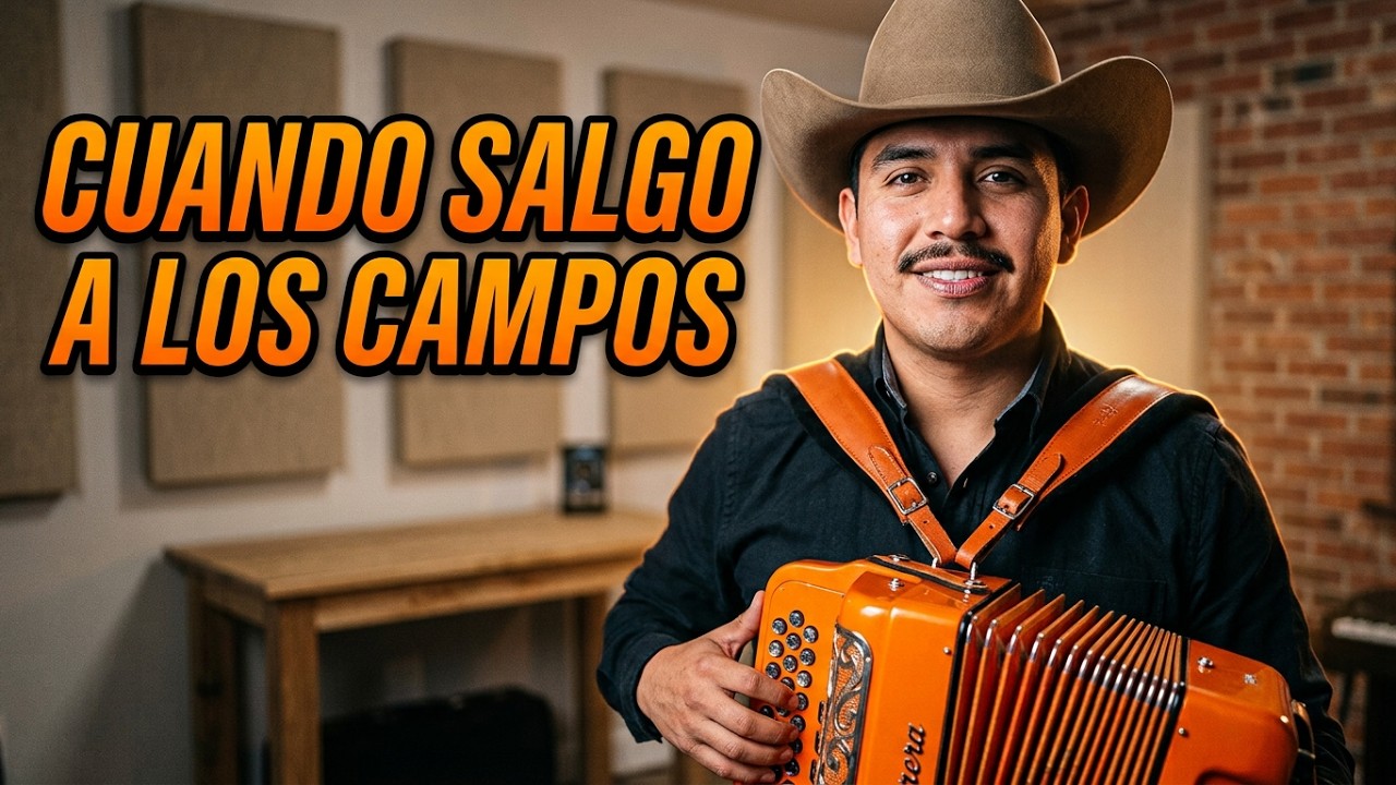 Los Alegres De Teran-Cuando Salgo A Los Campos-Fa Mayor-Acordeon SOL