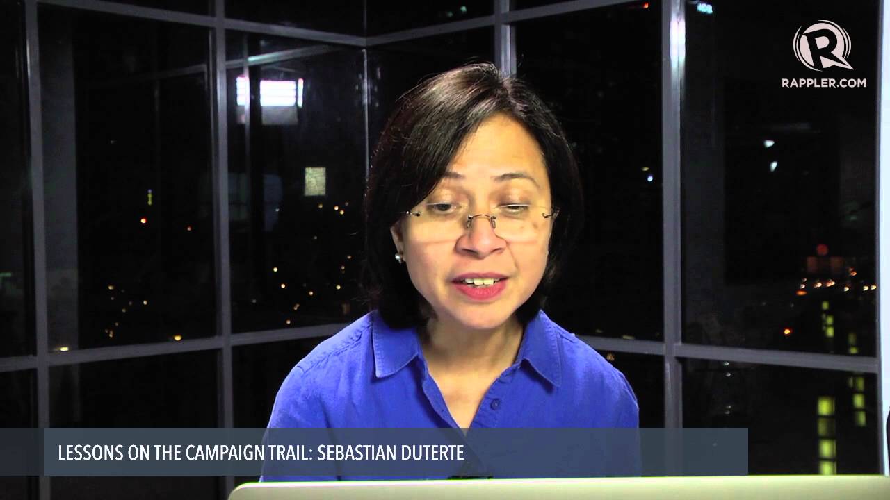 SEBASTIAN DUTERTE RAPPLER TALK MAY062016   2