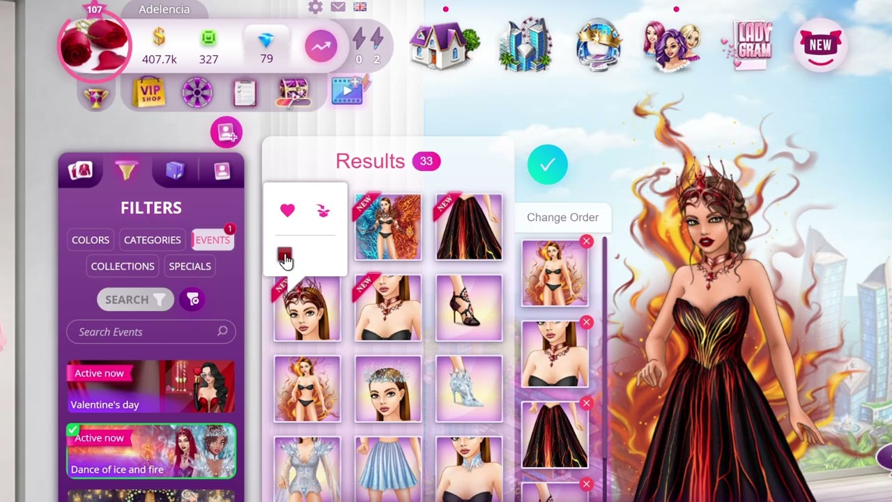 Lady Popular ~ Dance of Ice and Fire ~ Royal Elements