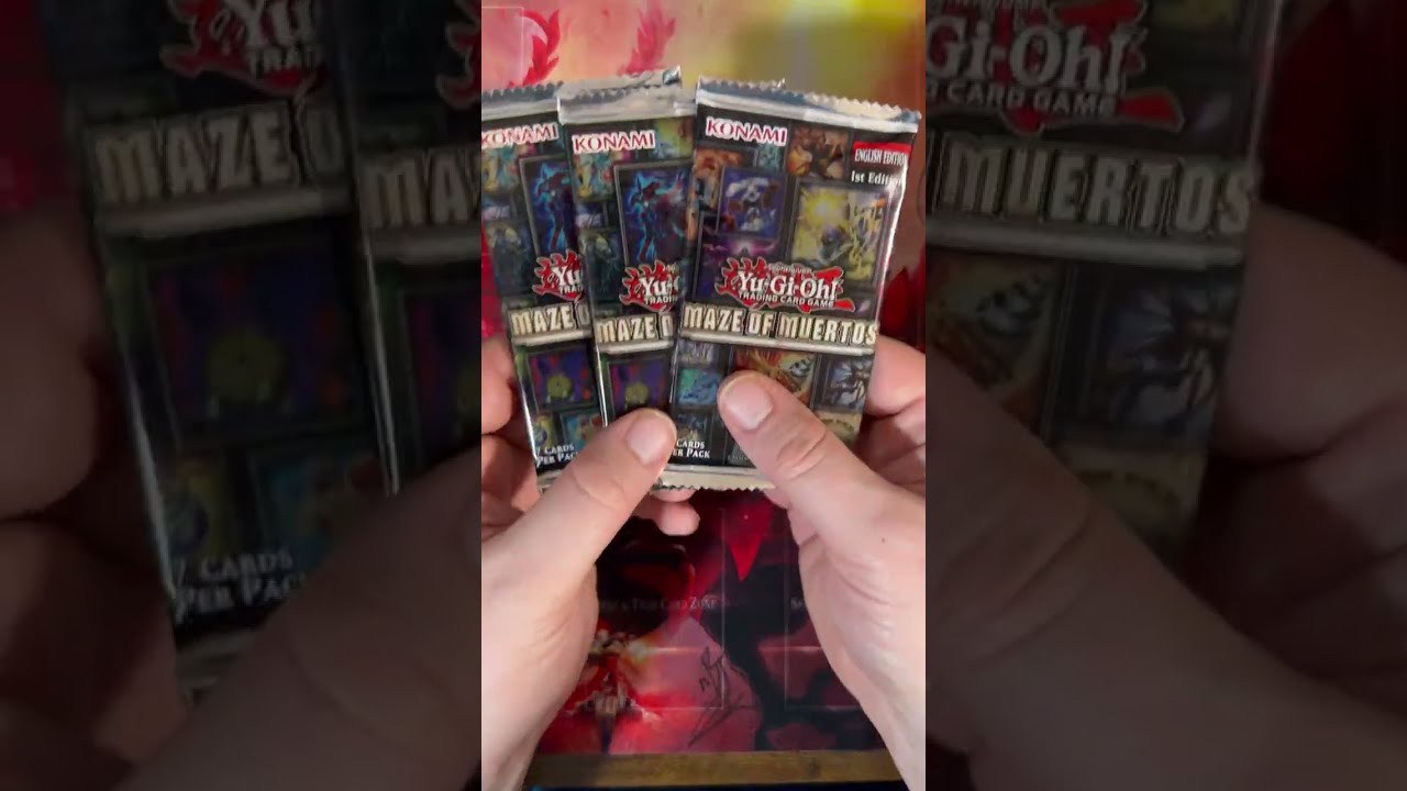 Yu-Gi-Oh Maze Of Muertos Booster box opening
