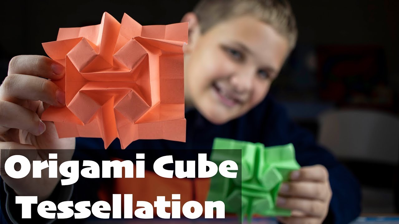 Origami Cube Tessellation (How to fold)