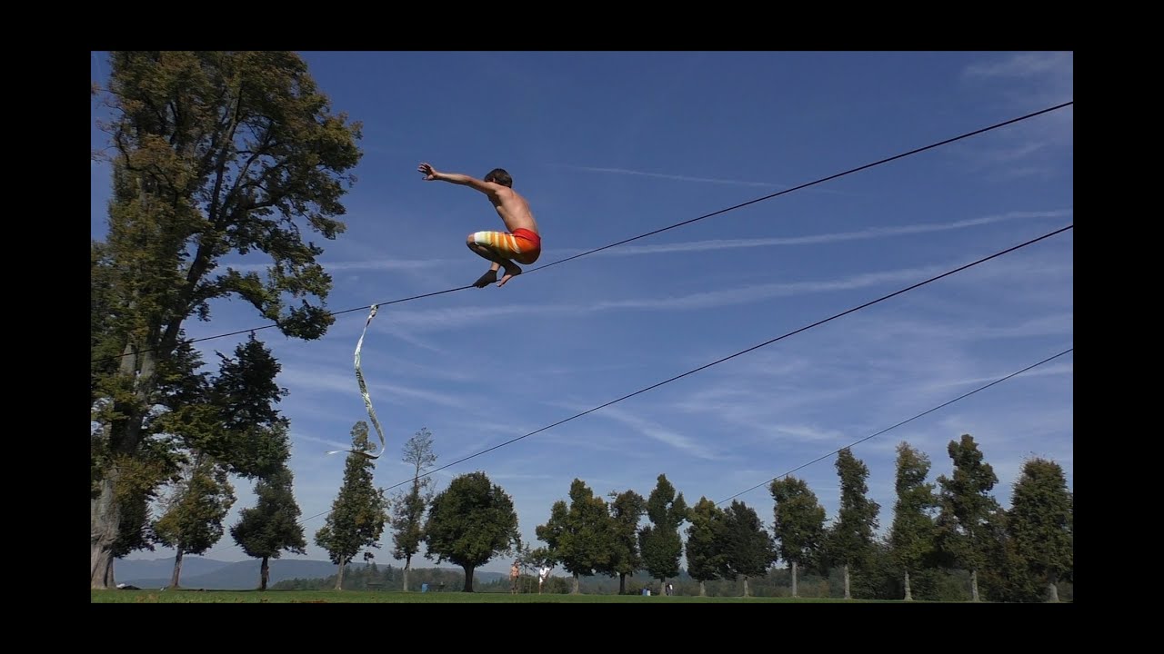 Slackline-Tutorial: Sit-Bounce
