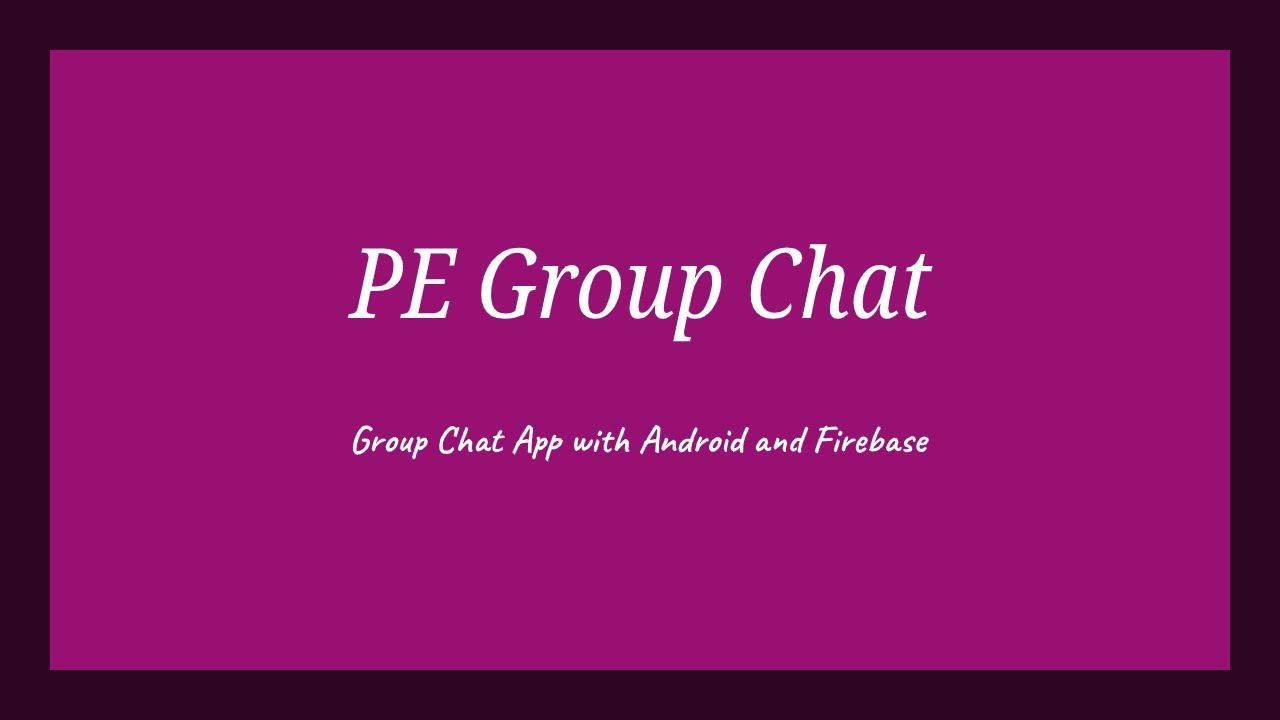 PE Group Chat Application part 8 Creating Option for Group Click and designing messages holder