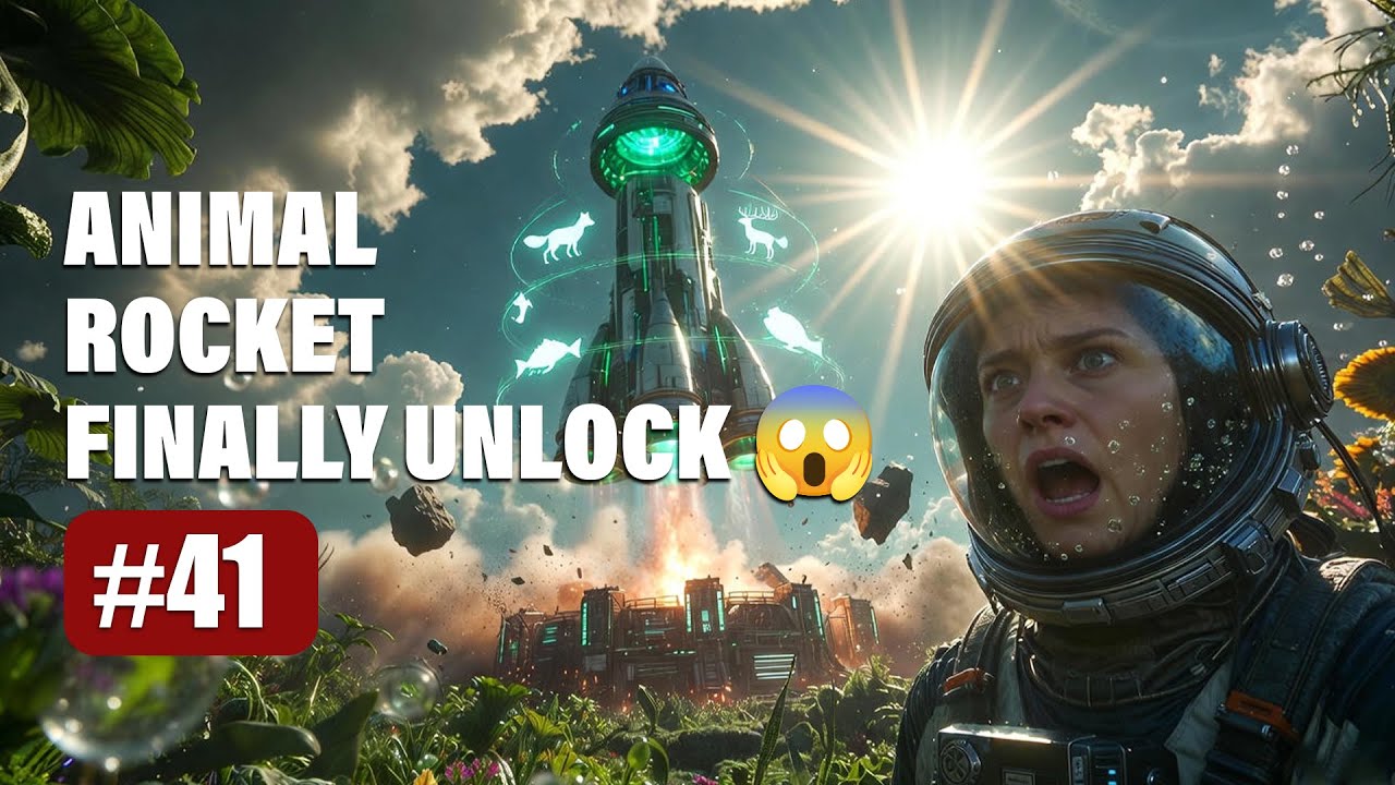 FINALLY UNLOCKED ANIMAL ROCKET 😱 | SECRET ANIMAL ROCKET?! 🚀 | ANIMAL ROCKET?! 😱 | planet crafter #41