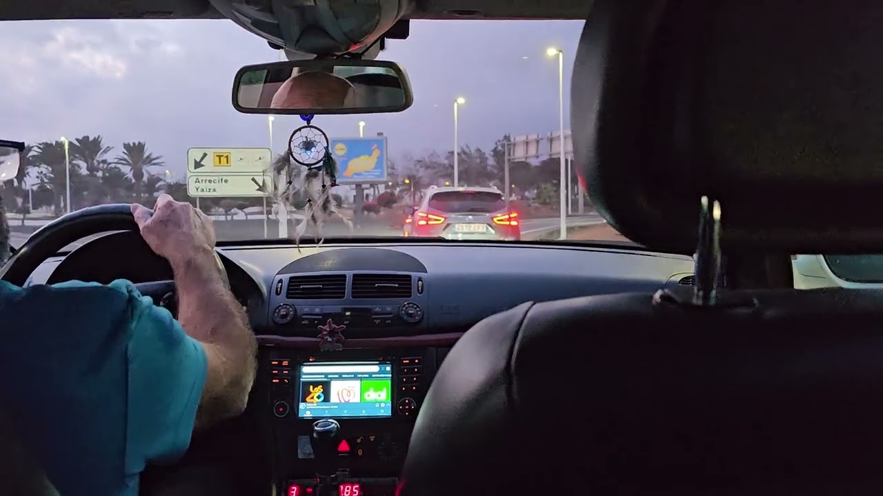Arrecife airport, the road out, if anyone is struggling with directions