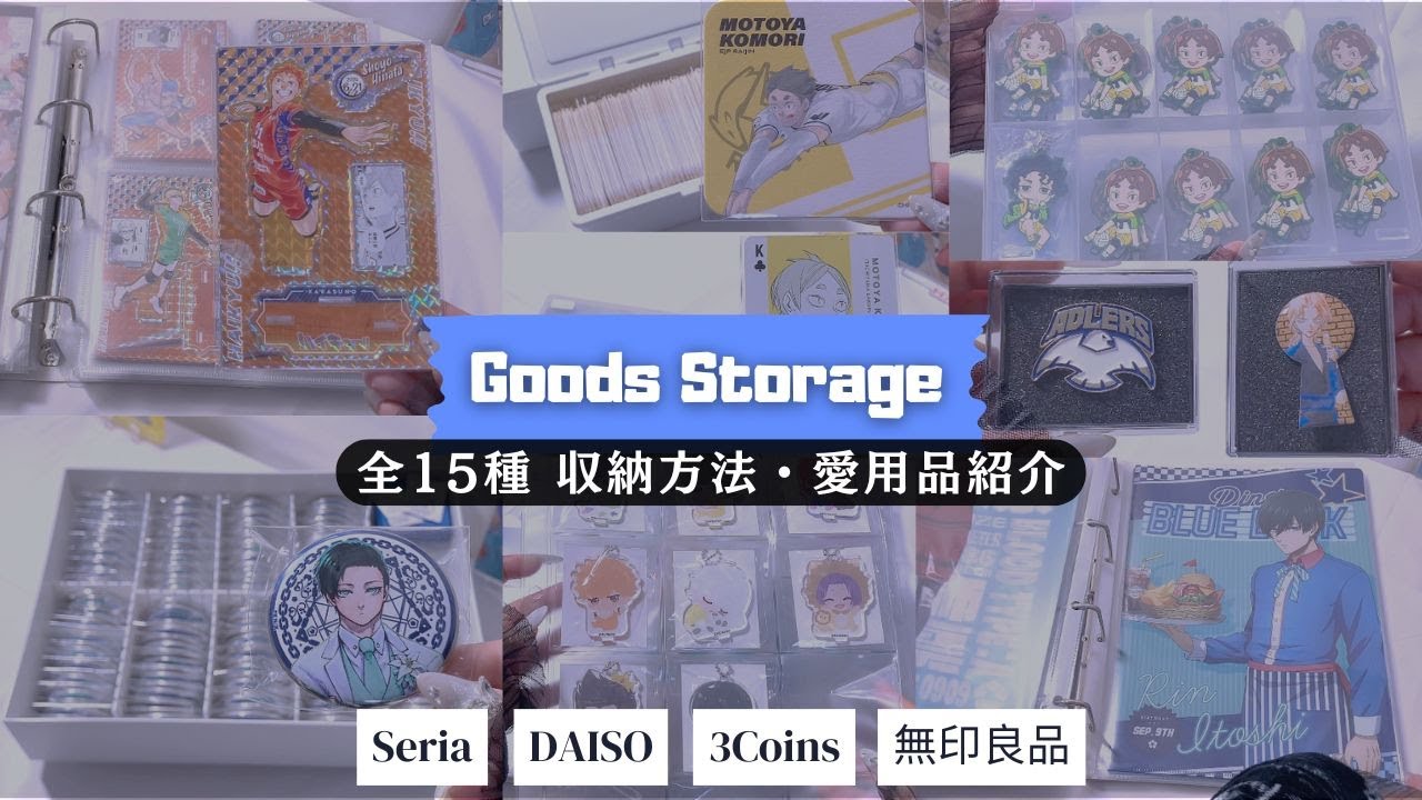 【𝙂𝙤𝙤𝙙𝙨 𝙎𝙩𝙤𝙧𝙖𝙜𝙚】グッズ収納・愛用品紹介⌇ファイリング収納