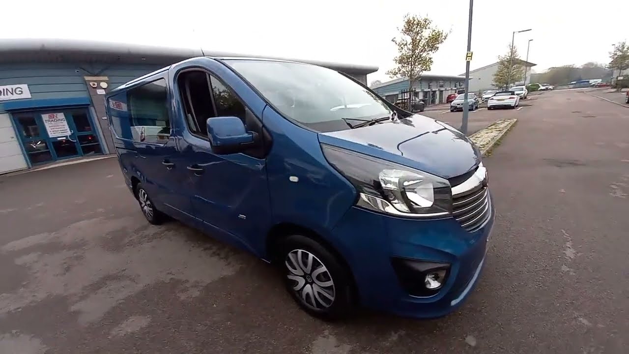 Vauxhall Vivaro 1.6 CDTi 2900 BiTurbo Sportive Crew Van 6 Seats, Euro 6. NOV 2016 Reg. 38k Miles