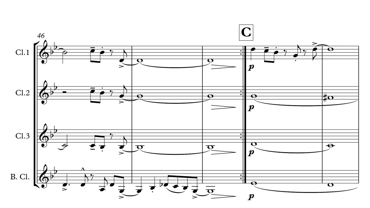 Just The Two Of Us  - Clarinet Quartet