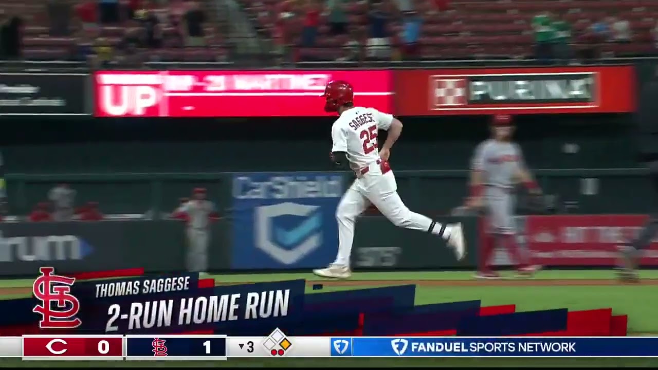 Thomas Saggese's 2nd home run of 2025 is a 2-run shot