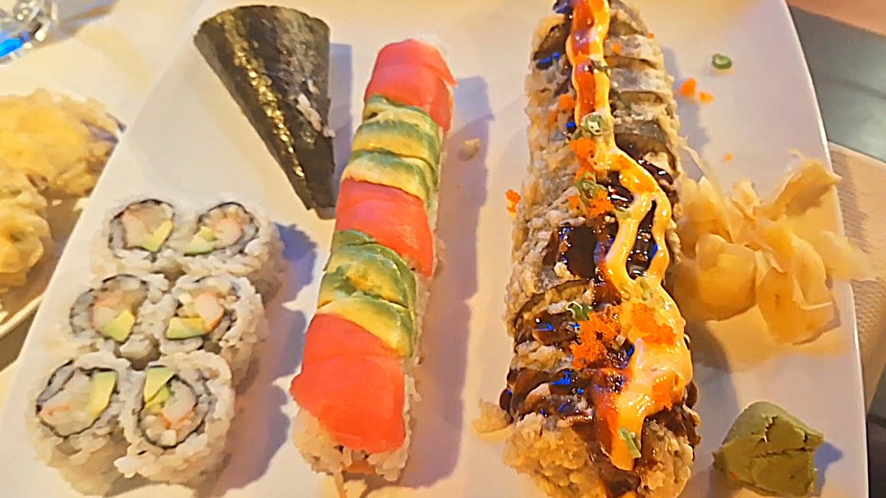 Sushi, Steak, Birthday Cake!!! 🎂 