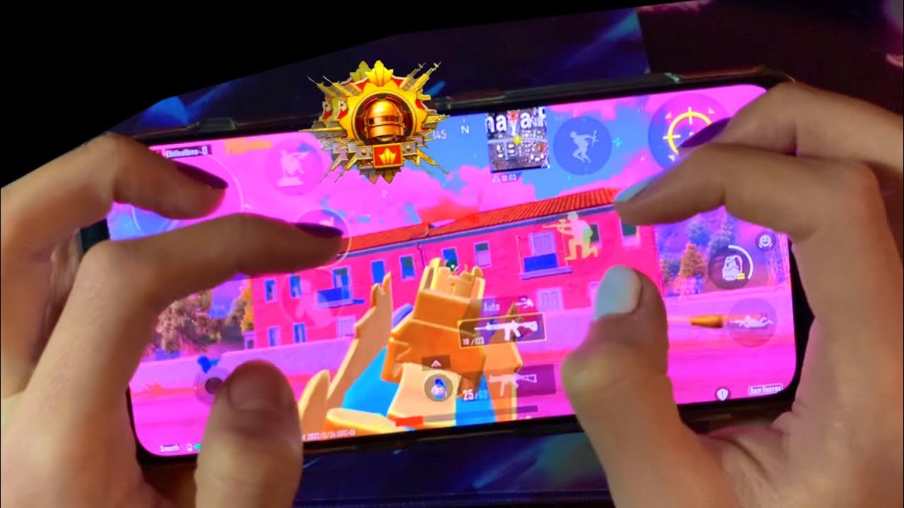 Best smartphone player!! 6fingers hand cam full video !!【PUBG MOBILE】