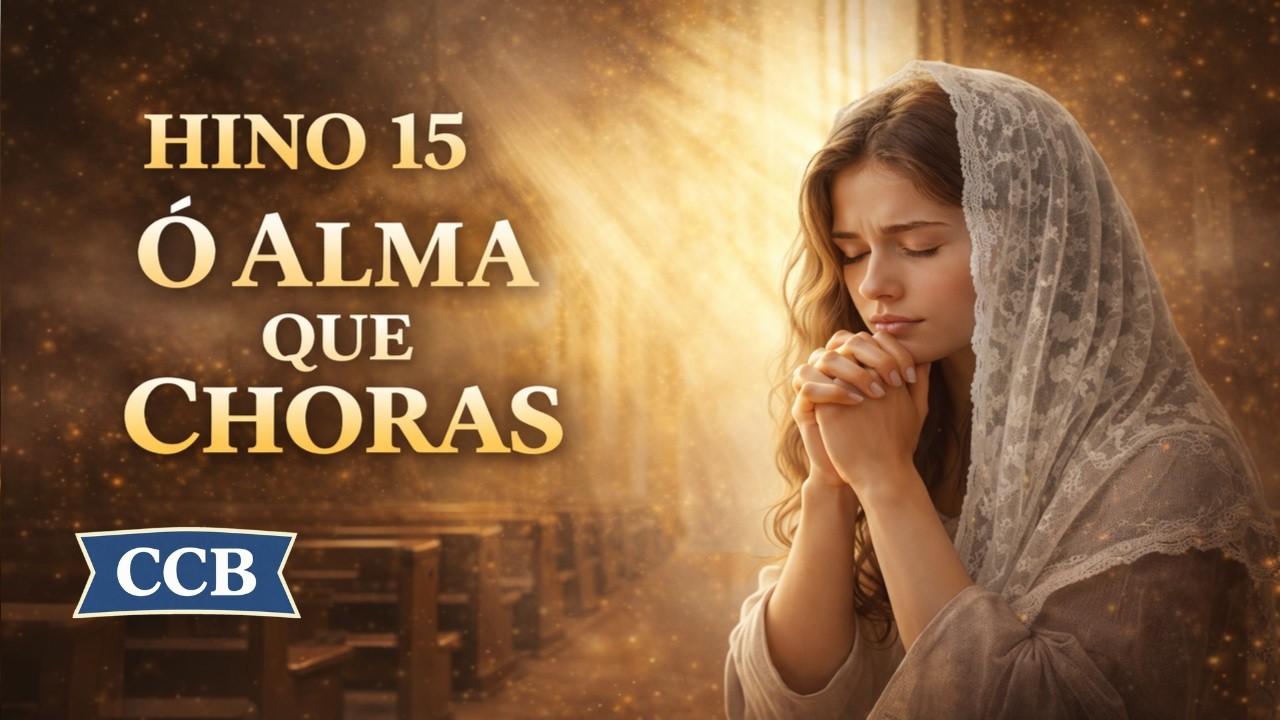 Hino 15 CCB – Ó Alma Que Choras | Deus Pode Aliviar Sua Dor (Com Letra)