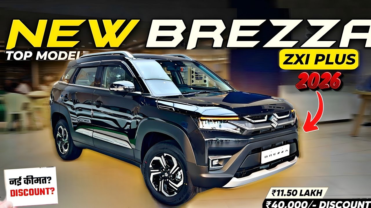 Update Maruti Suzuki Brezza Zxi Plus🔥 Top Model Black 2026 | Brezza On Road Price | Detailed Review 
