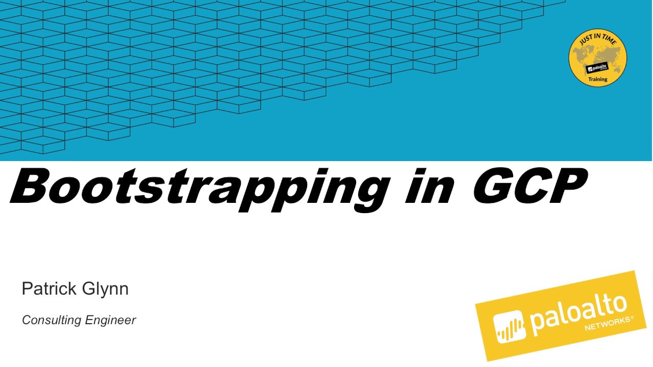Bootstrapping the VM-Series on GCP