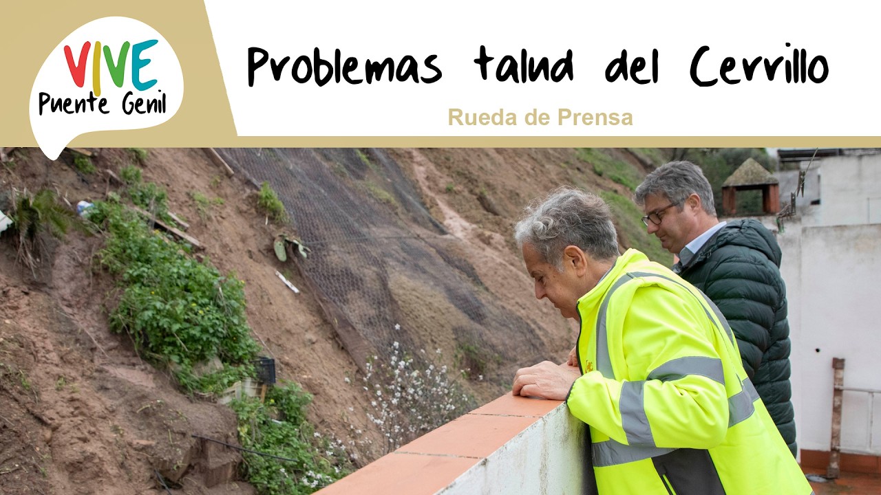 Problemas del talud del Cerro de los Poetas