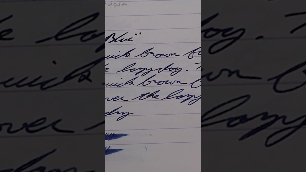 Diamine   Oxford Blue Fountain Pen Ink #60SecondReview #fountainpenink #fountainpens #60SecondReview