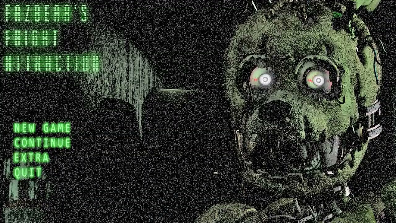 FNAF 3 PLUS (Fazbear Fright Attraction) Main Menu Music