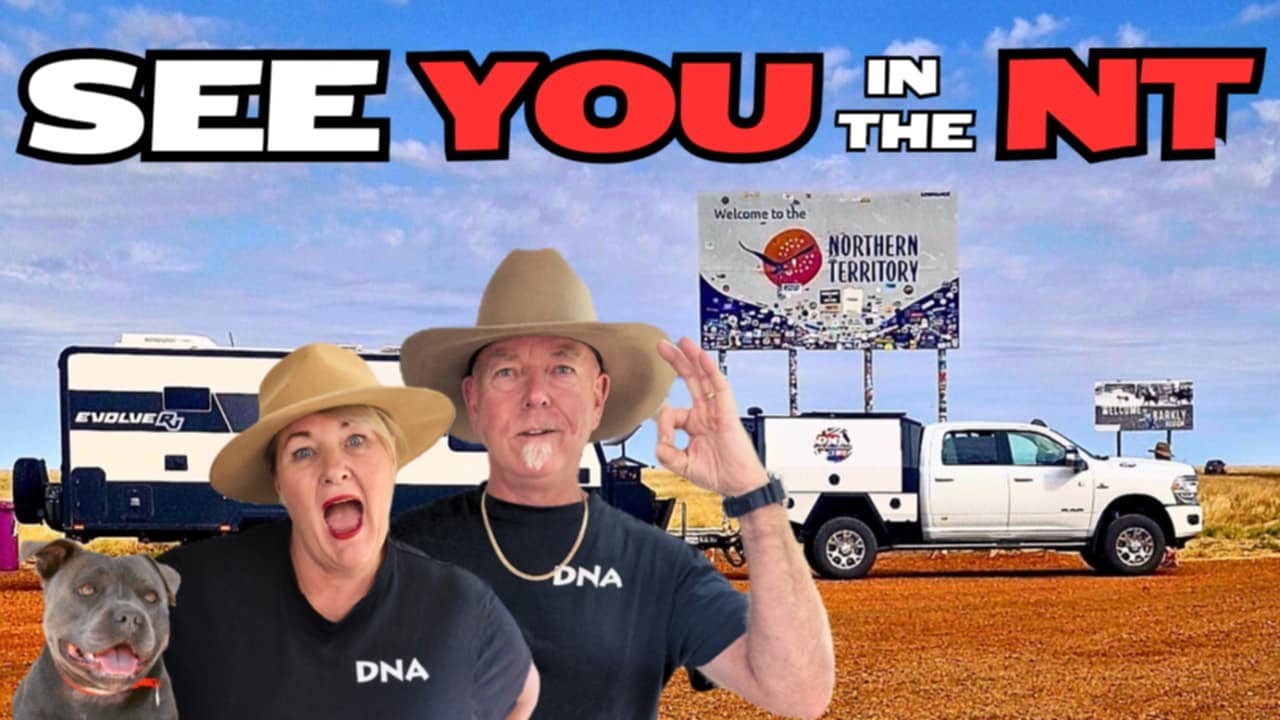 NEVER THE PLAN - IT'S WARMING UP - BUSH FIRES - 50 km/h HEADWINDS - EVERYONE IS HEADING FOR DARWIN.