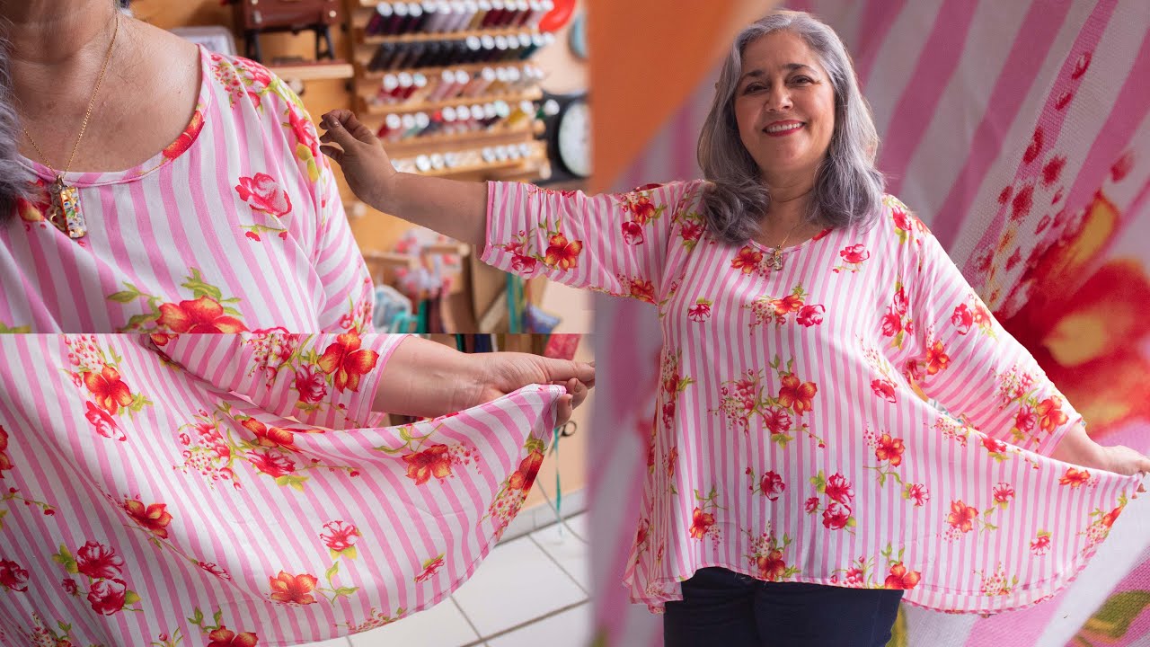 Blusa fácil,linda y elegante