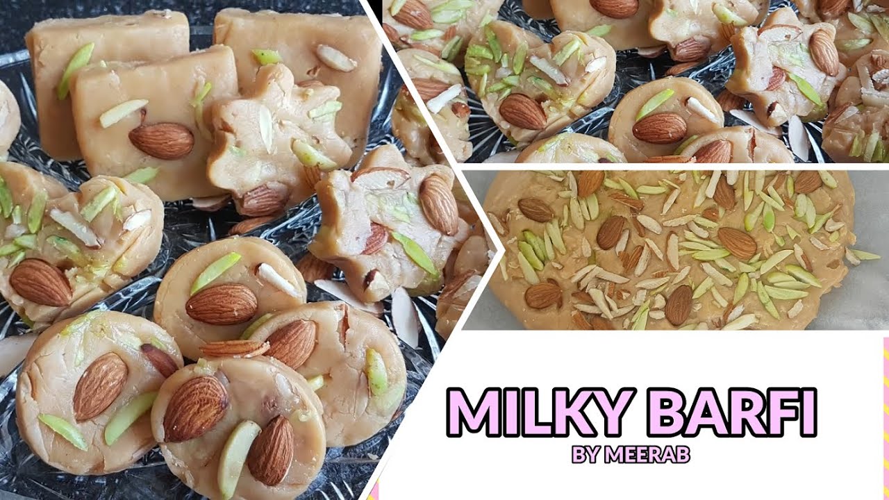 BARFI | How to make Barfi in 5 minutes with powder milk | easy homemade  बर्फी बनाना सीखें 5 मिनट मे