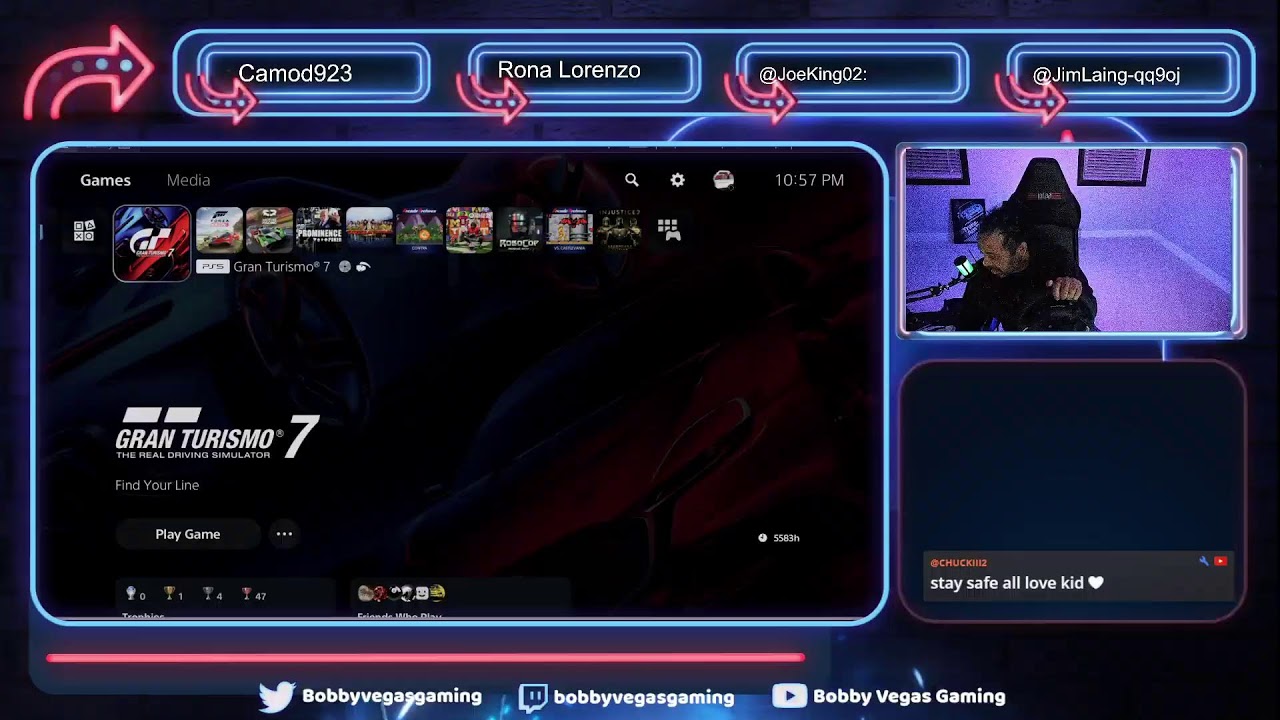 LIVE from Las Vegas - Gran Turismo 7 Open Lobby Fun  TEST Stream