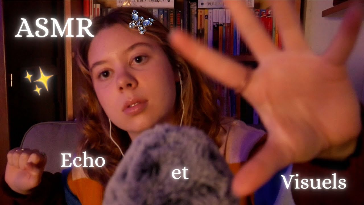 ASMR Écho et visuels, *tututu* pour se détendre 💕 (+ un chat 🐈)