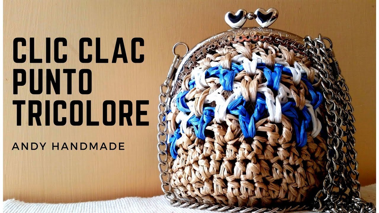 Click Clack Punto Tricolore -   uncinetto facile e veloce