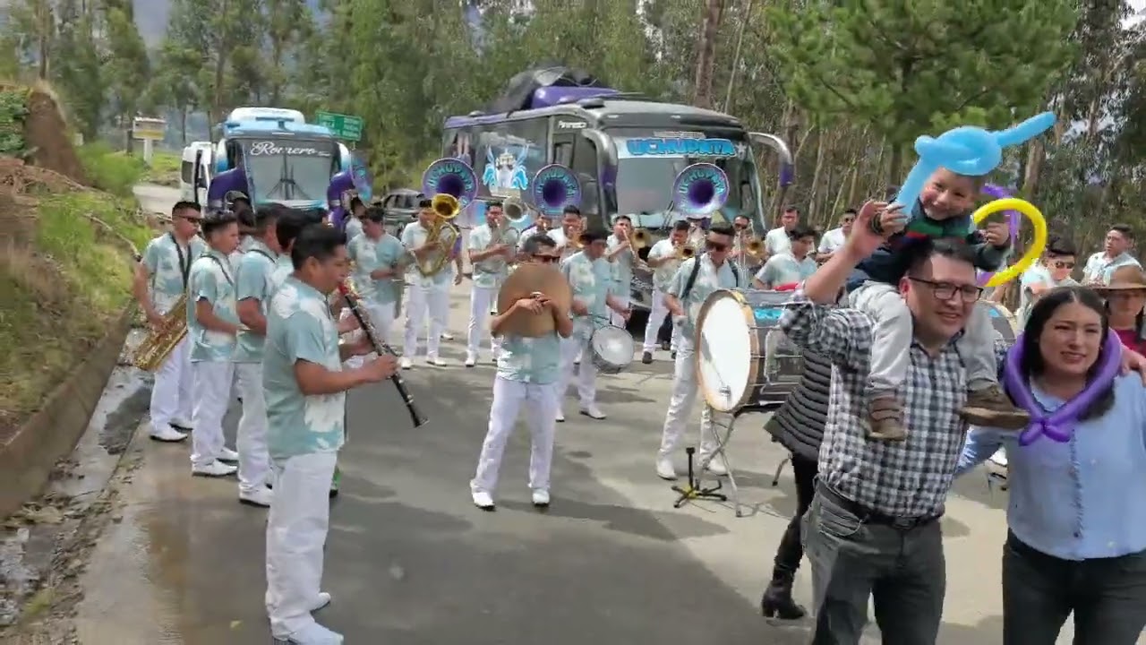 BANDA UCHUPATA LOS REYES DE LA PARRANDITAS EN CHACAS ÁNCASH MIX HUAYNOS 🎷🎺🎺🎷🎷🎷