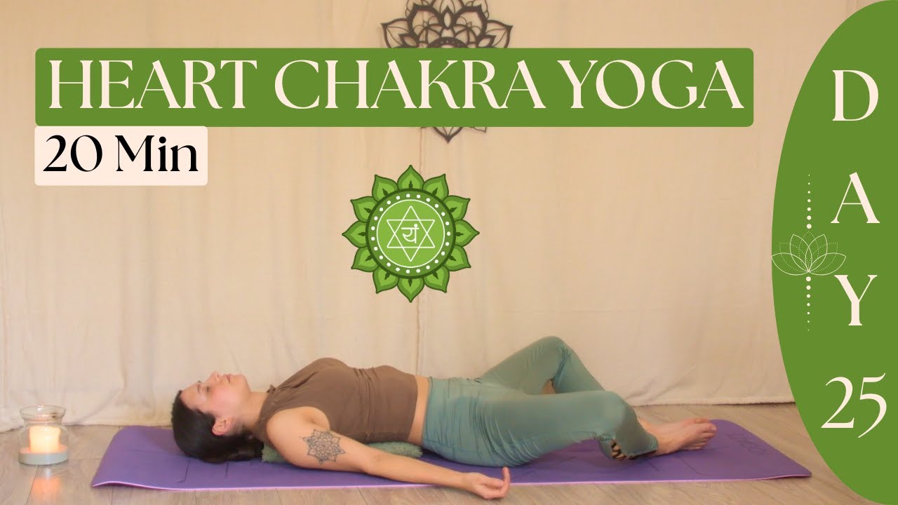 Yin Yoga For Shoulders & Chest | Heart Chakra Opening | 20 Min Stretch | Day 25