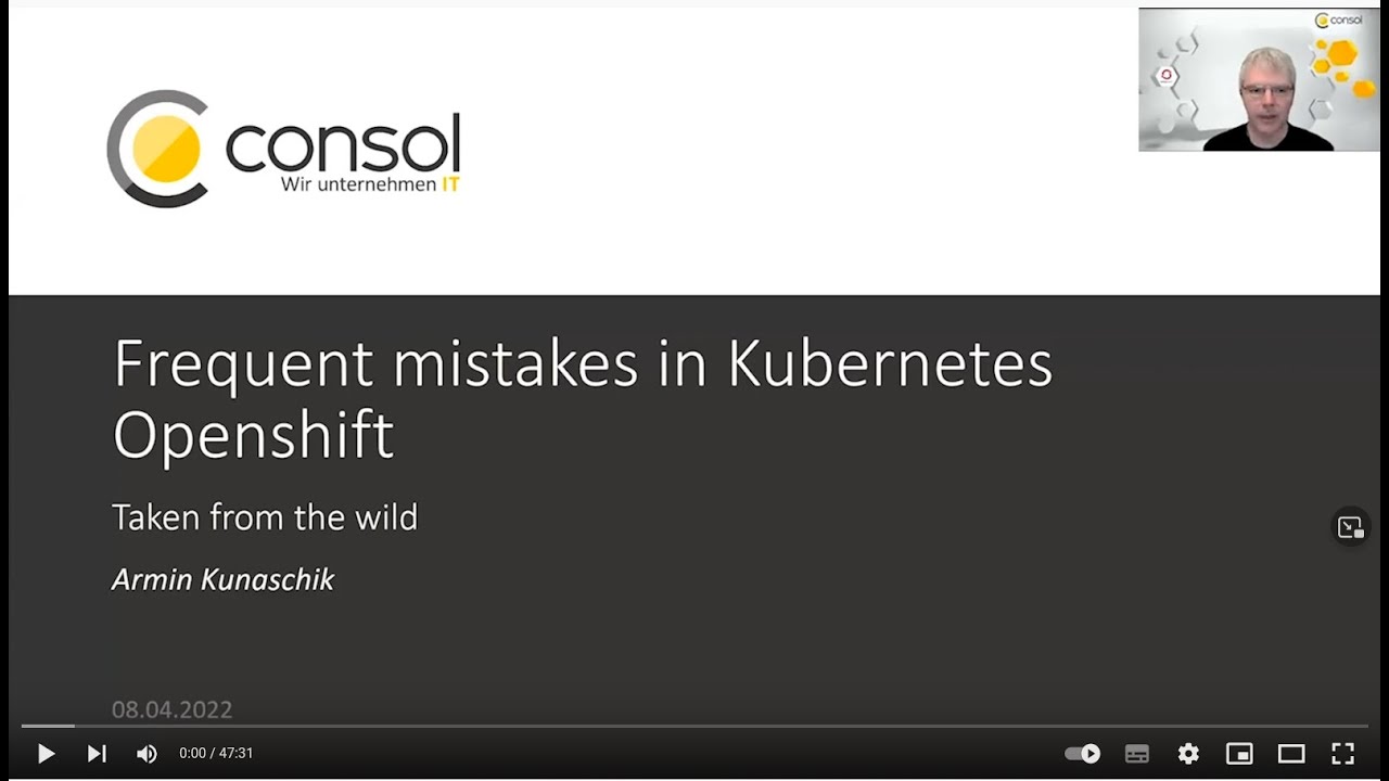 Häufige Fehler in Kubernetes- und OpenShift-Umgebungen