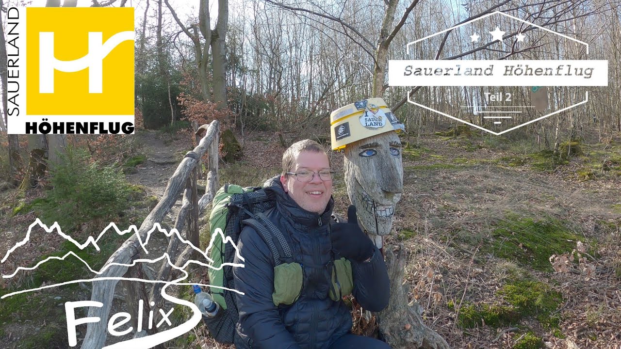 Sauerland Höhenflug 2: 34 km von Robert Kolb Turm bis Nähe Dahlberg Speicherbecken