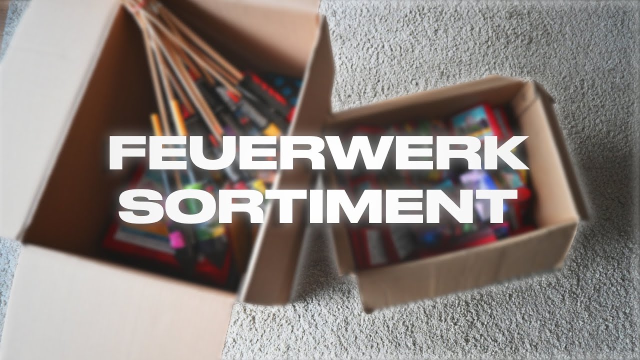 FEUERWERK RESTE AUSPACKEN | SILVESTER VORFREUDE 2024/2025