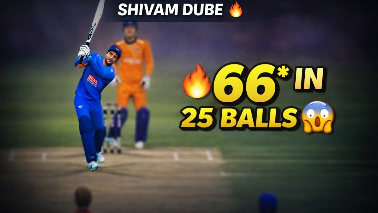 66 in 25 Balls 😱 Shivam Dube Destroyed Netherlands | RC24*