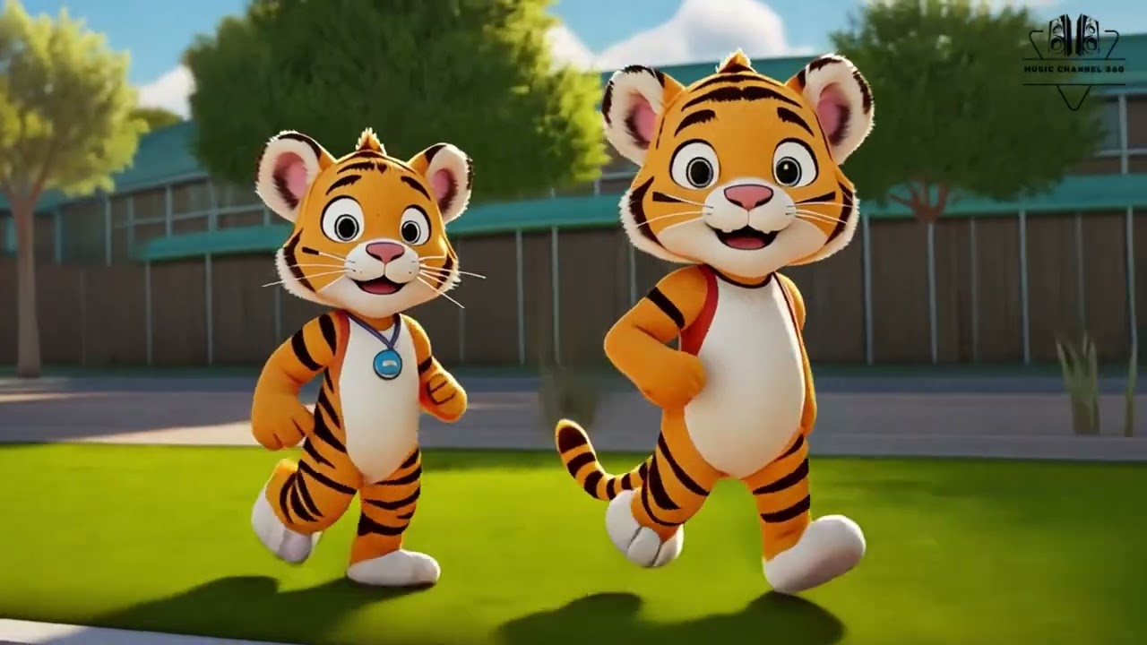 Coach Tiger, the Gym Teacher | Fun Kids Song About Exercise, Fitness & Physical Education