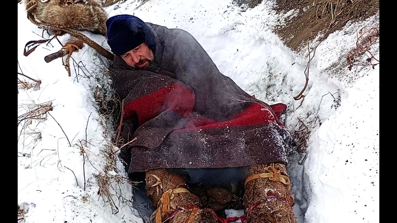 Eine Wintersurvival-Technik der alten Zeit!