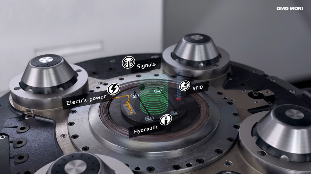 Smart Fixtures Using the E-Pallet Interface by DMG MORI
