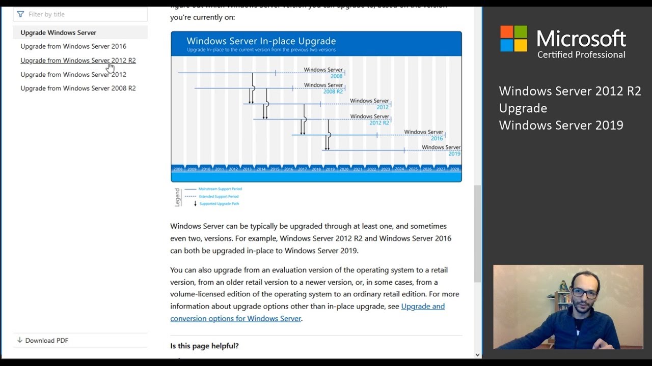 Windows Server 2019'a Upgrade Islemi