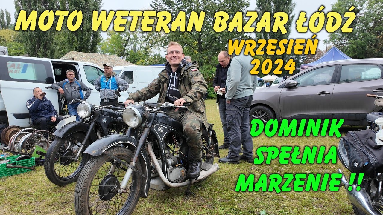 Moto Weteran Bazar Ł&oacute;dź - Bank ROZBITY!! 😁😁 Najnowszy zakup BMW R35 😃😃 Sprawdzamy ceny motocykli 😎😎