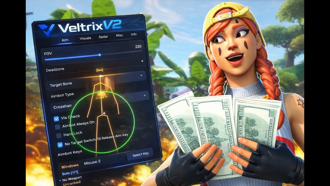 using the best Dma Fortnite cheat Feat veltrix.v2