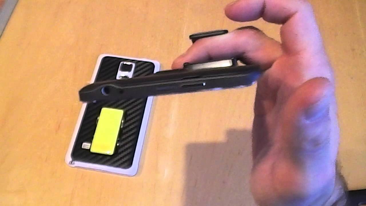 Flygrip on the Galaxy Note Edge - One hand your phone like a champ