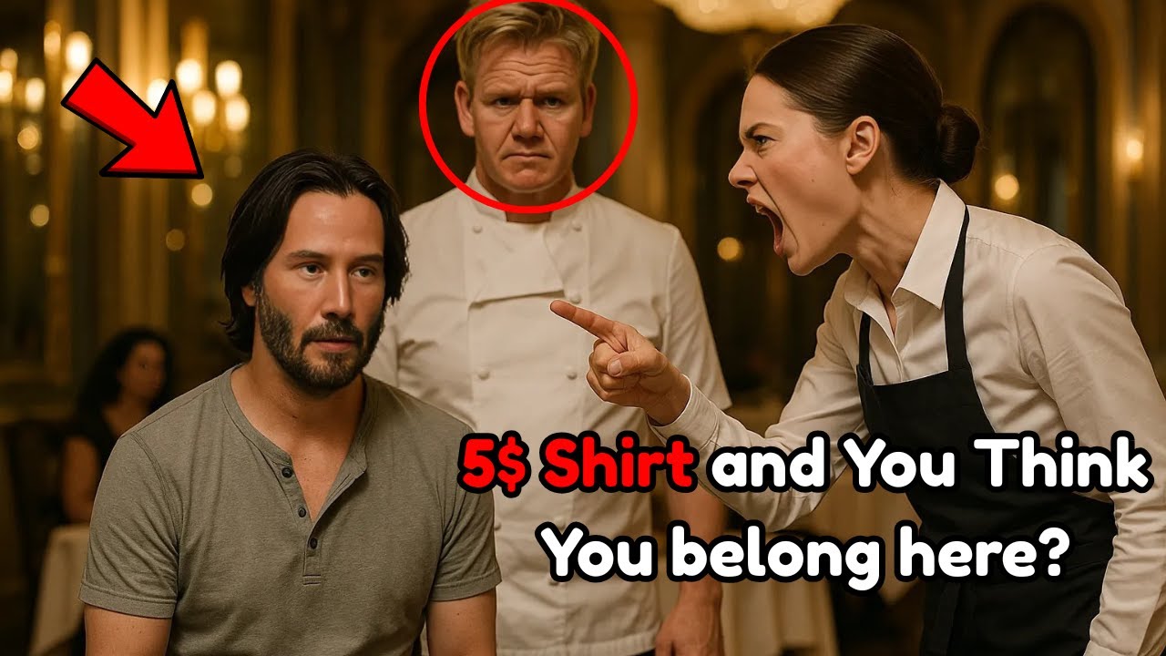 Keanu Reeves Insulted by Waitress at Diner&mdash;She Had No Idea Gordon Ramsay, the Owner, Was Watching!