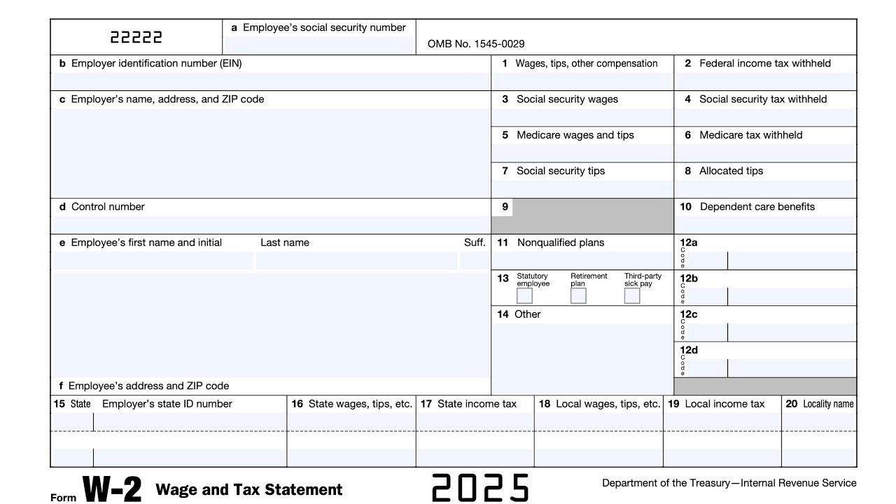 IRS Form W-2 walkthrough (Wage and Tax Statement) - 2024