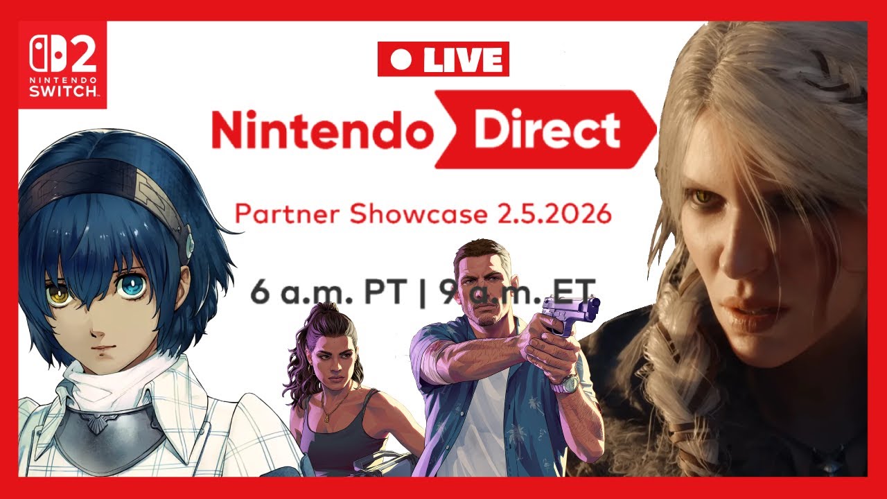 Nintendo Direct Partner Showcase 2.5.2026 - Live Reaction
