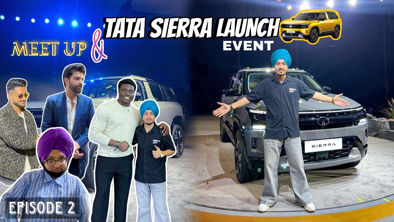 Tata Sierra launch event 😍 Meet up with celebrities in Mumbai