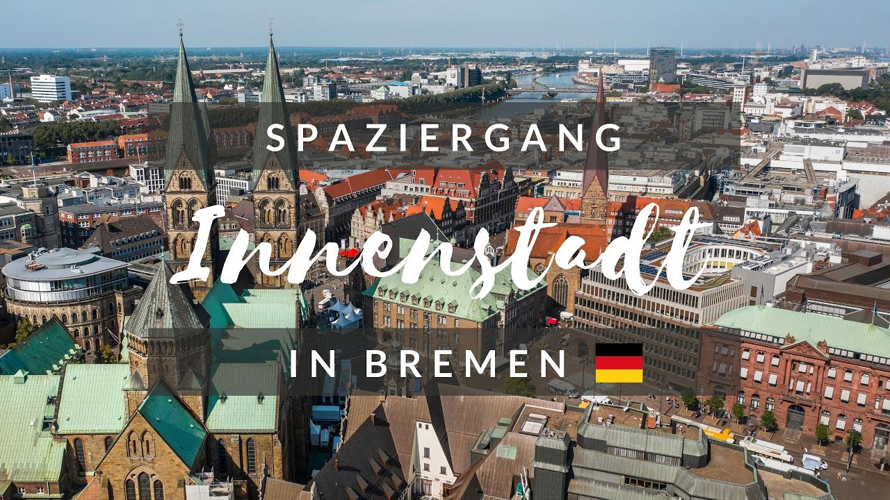 Zu Fuß durch die Bremer Innenstadt 🇩🇪 Virtueller Bremen Sightseeing Spaziergang